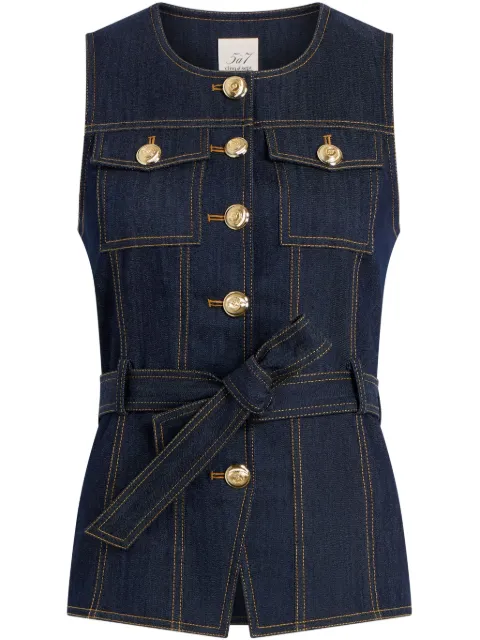 Cinq A Sept denim Reene vest