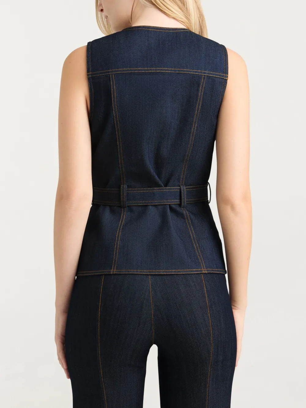 Cinq A Sept Reene denim gilet Blauw