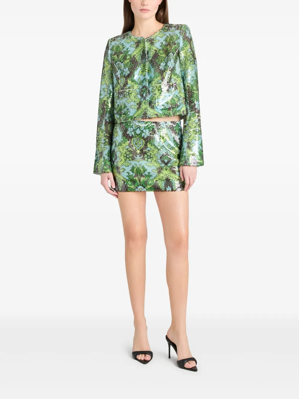 Cinq A Sept chamarra Sequin Damask Aspen | Chamarras cortas | Image 2