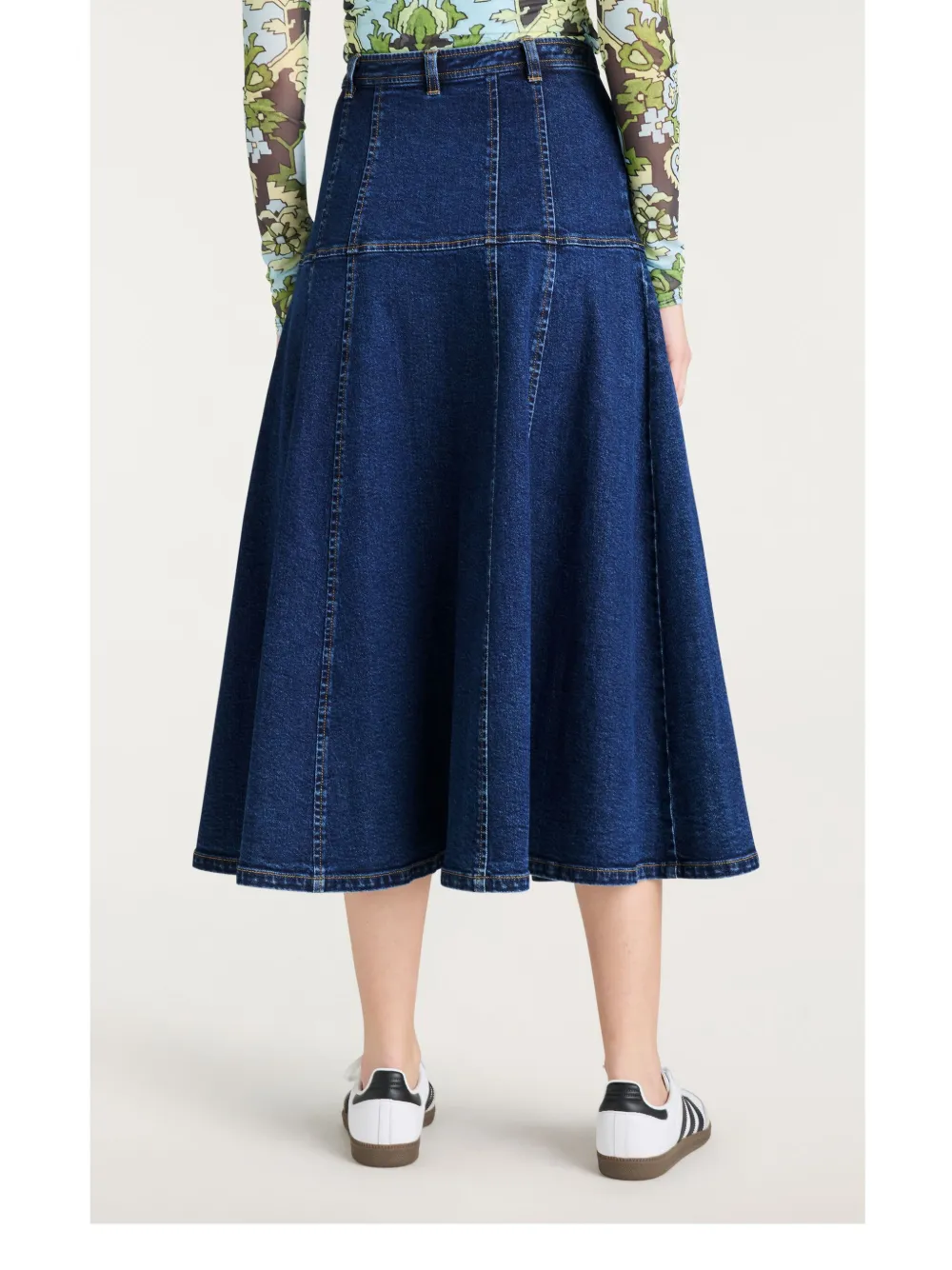 Cinq A Sept Veena denim rok Blauw