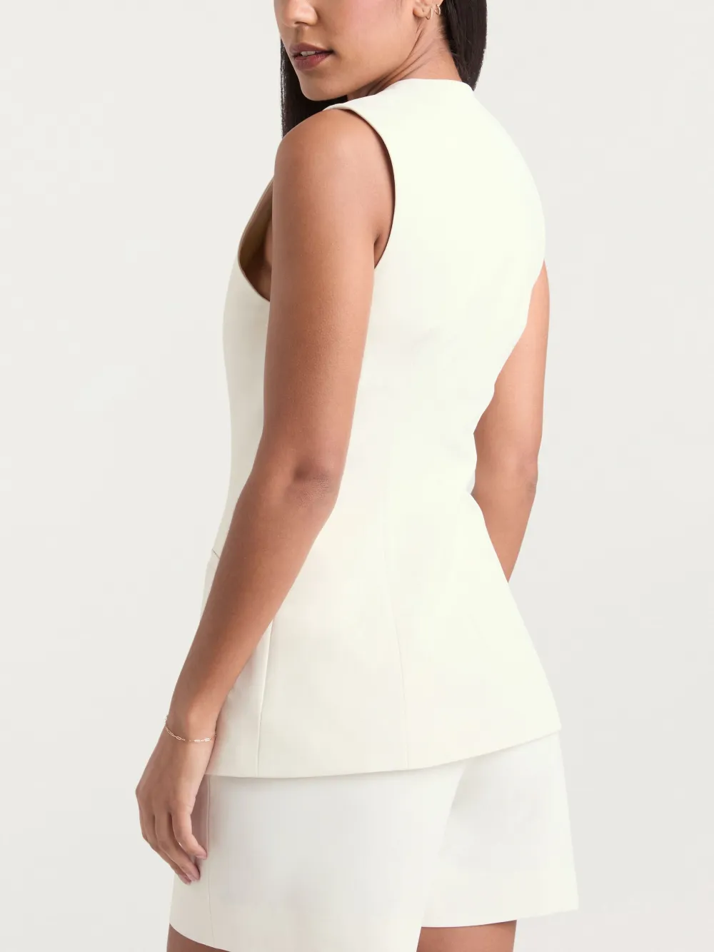 Shop Cinq À Sept Kallen Vest In White