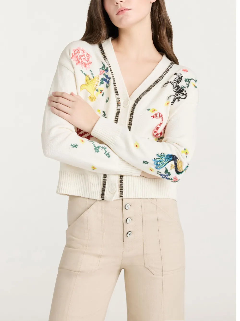 Cinq A Sept Nyla vest Wit