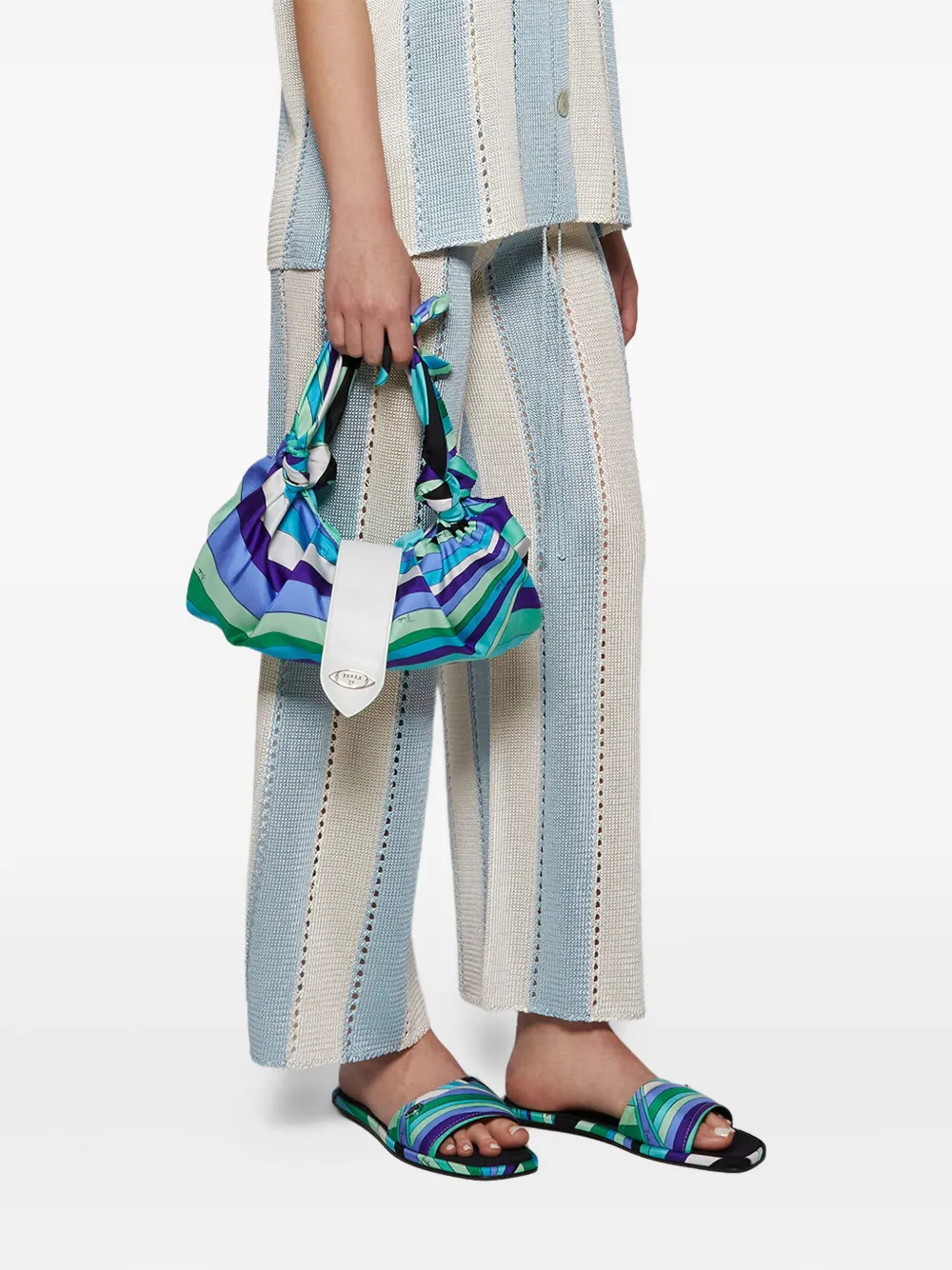 PUCCI Yummy patterned sandals Green