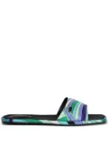 PUCCI Yummy patterned sandals - Green