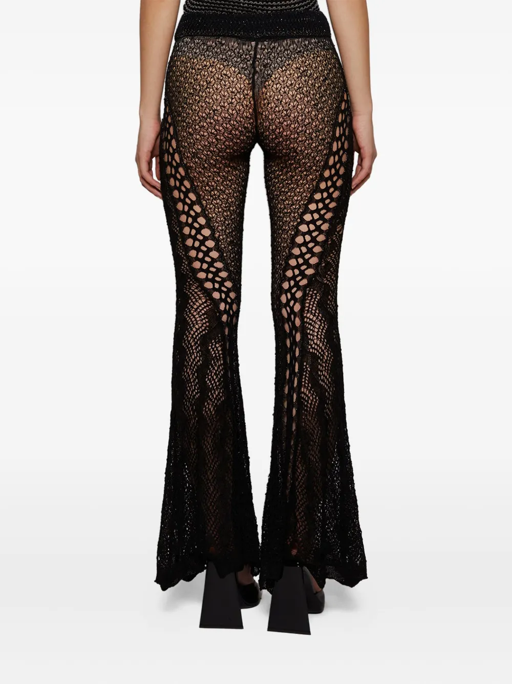 Roberta Einer Crochet broek Zwart