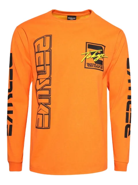RENSUKE TOKYO long-sleeve tie-dye T-shirt