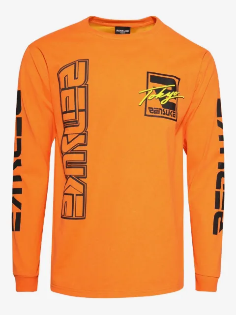 RENSUKE TOKYO long-sleeve tie-dye T-shirt