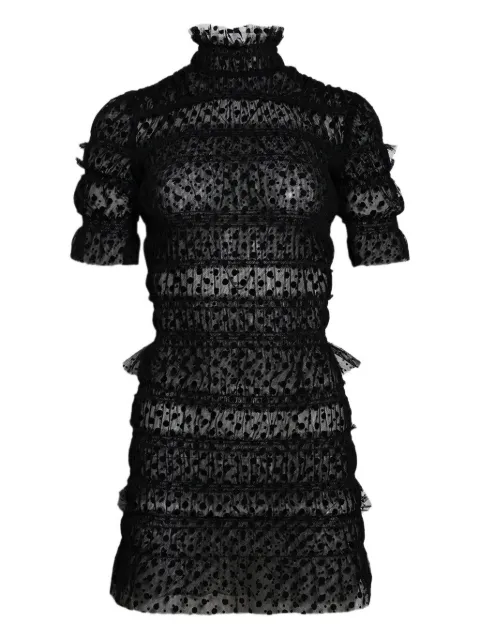 Roberta Einer ruched-detailing mini dress