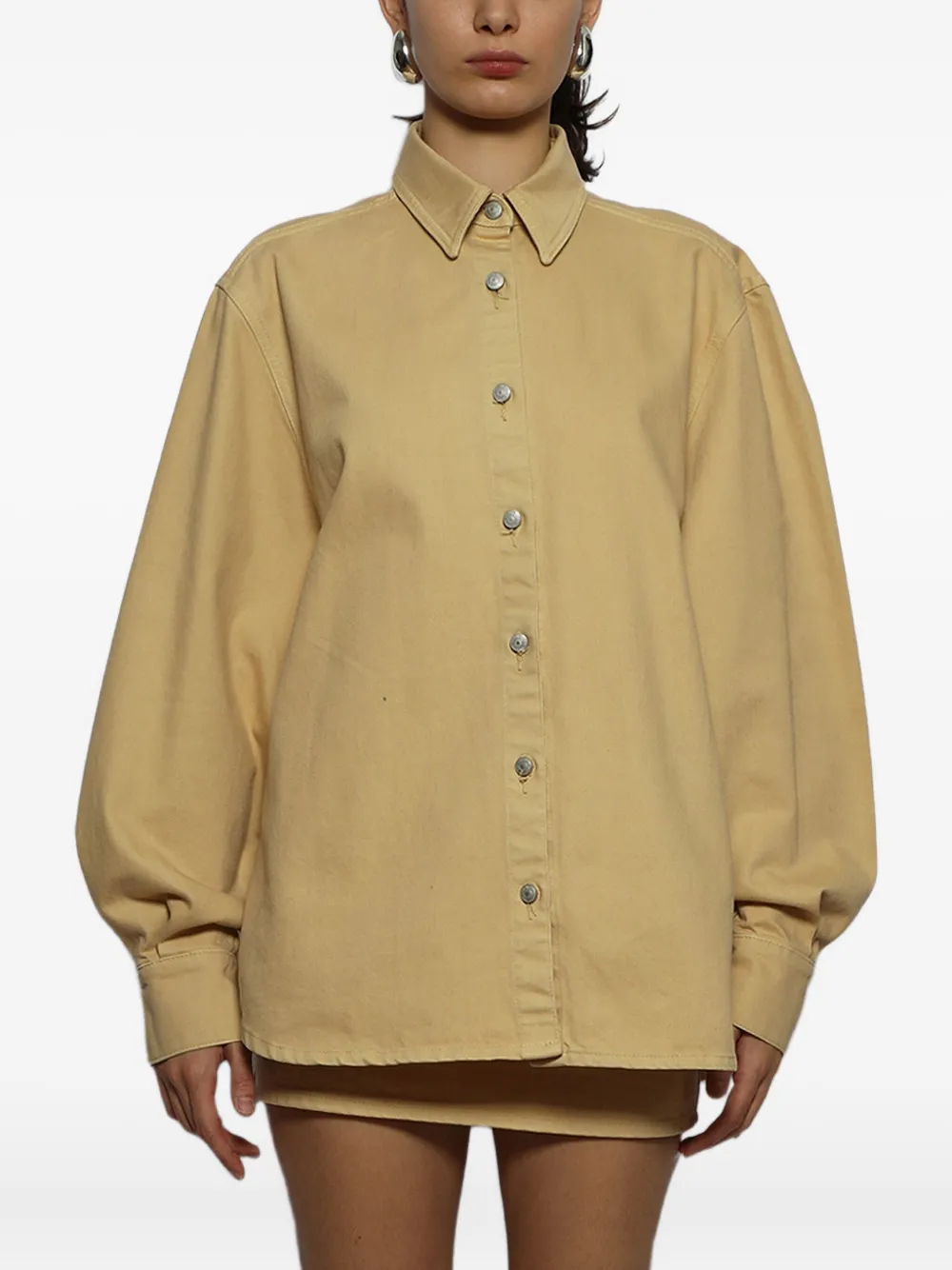 Magda Butrym Button-up blouse Beige