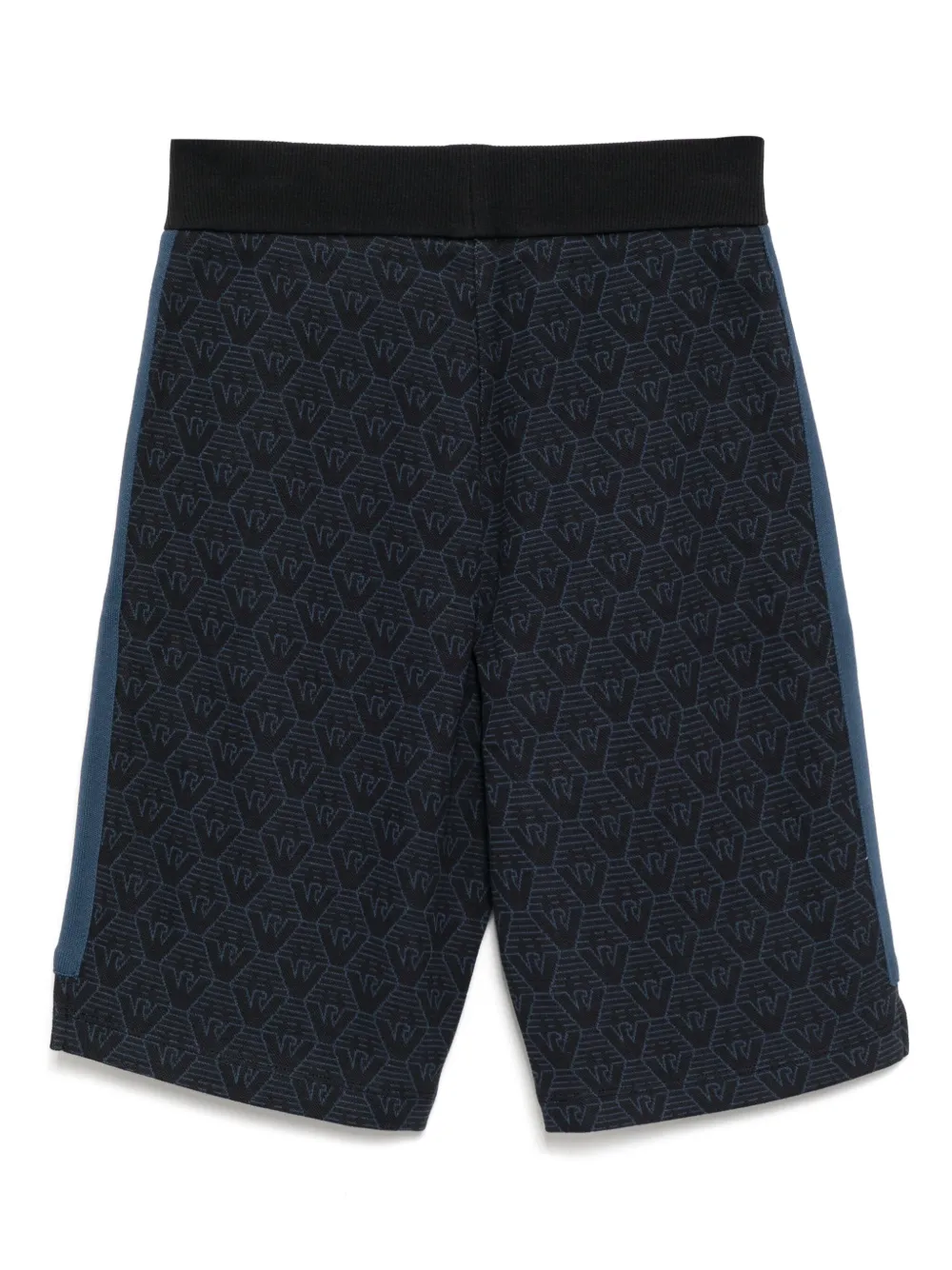 Emporio Armani Kids Shorts met monogram Blauw