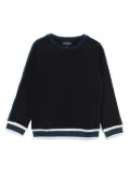 Emporio Armani Kids crew-neck sweatshirt - Blue