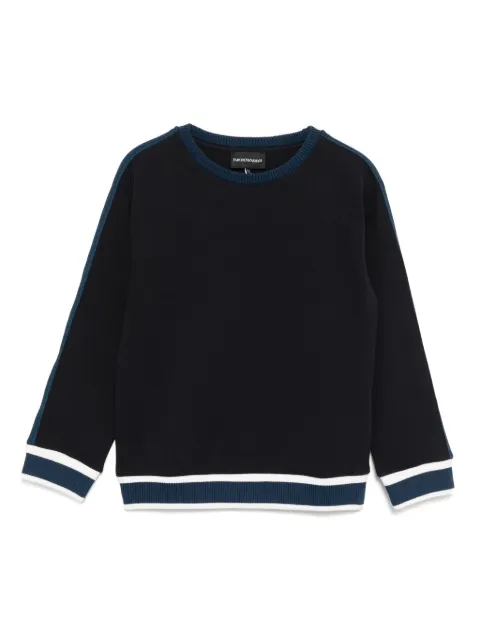 Emporio Armani Kids crew-neck sweatshirt