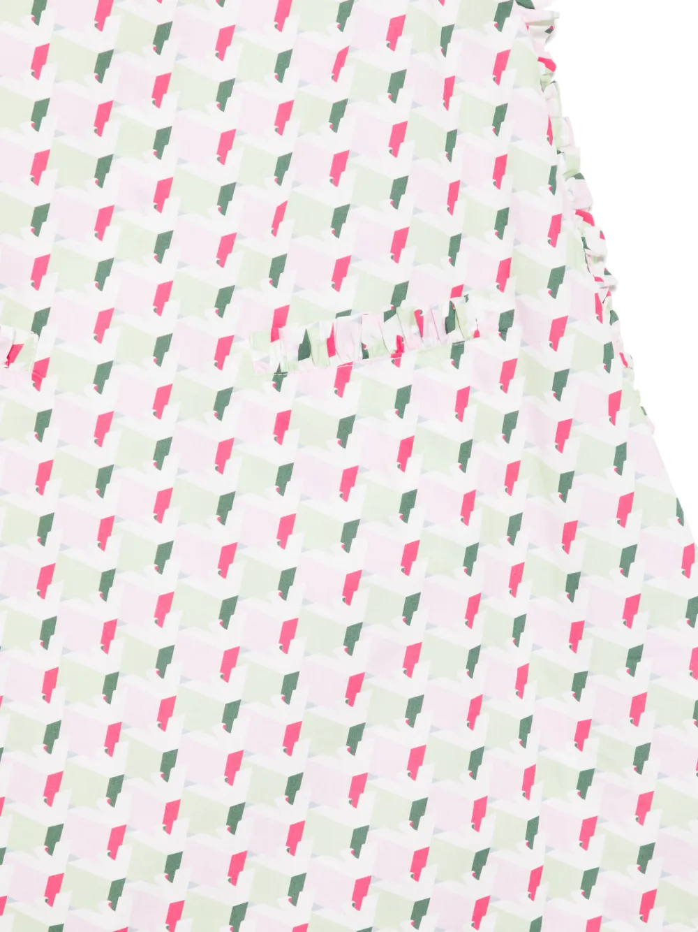 Emporio Armani Kids Jurk met patroon Groen