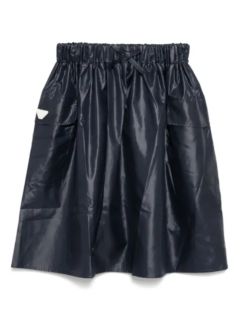Emporio Armani Kids falda con parche del logo