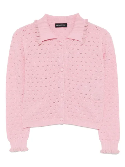 Emporio Armani Kids cotton cardigan