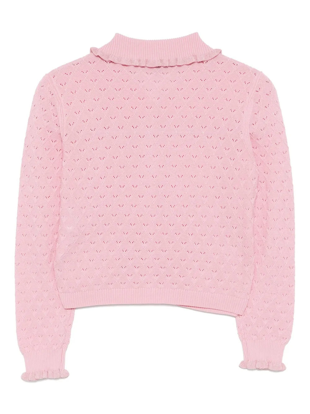 Emporio Armani Kids Katoenen vest Roze