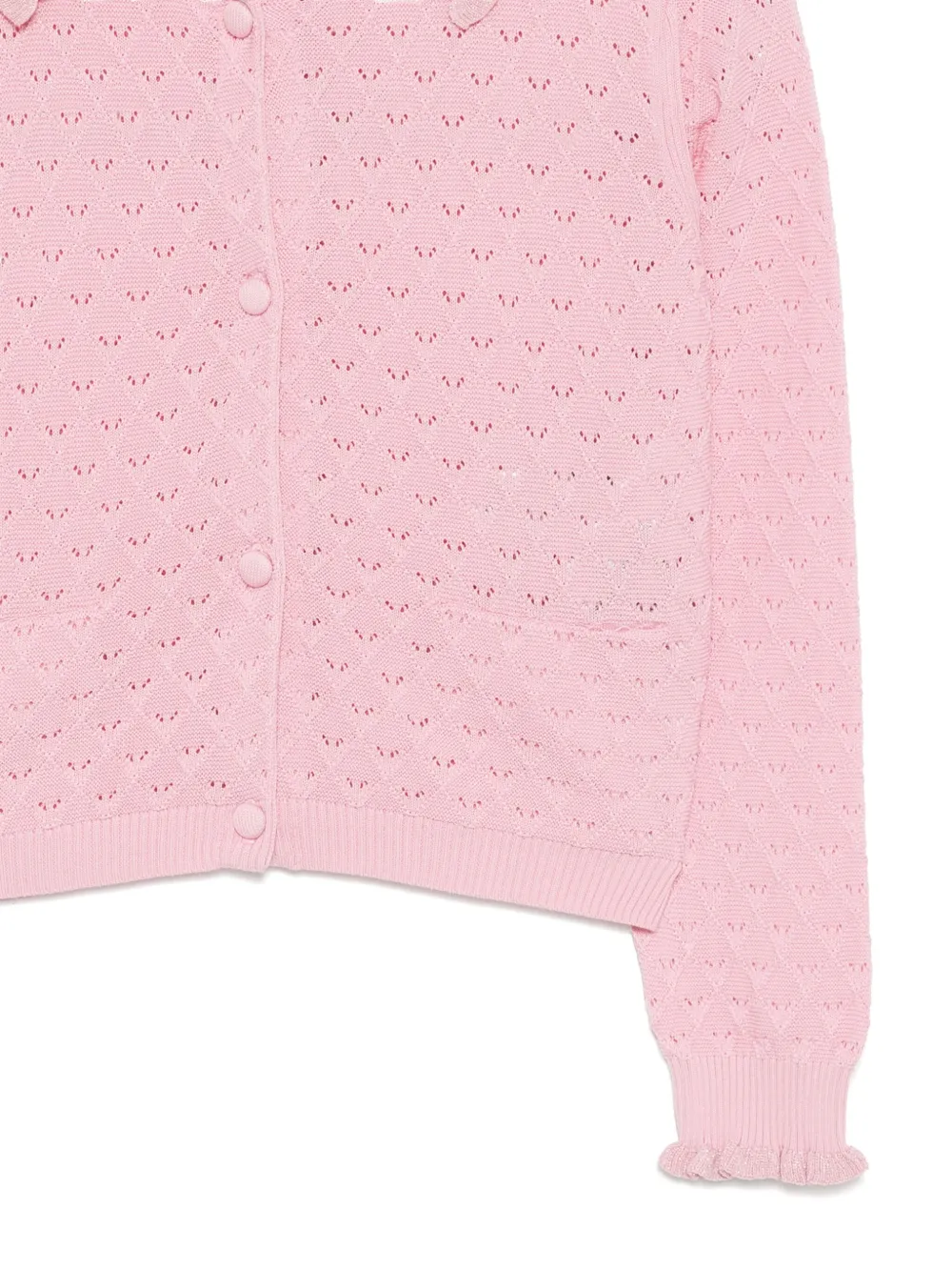 Emporio Armani Kids Katoenen vest Roze