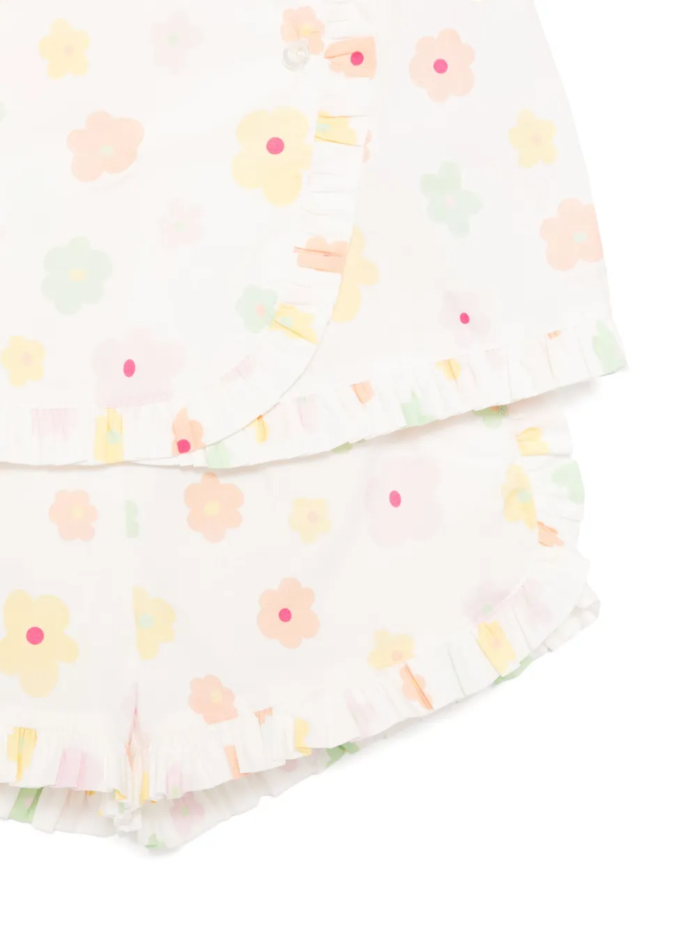 Emporio Armani Kids Trainingspak met bloemenprint Wit