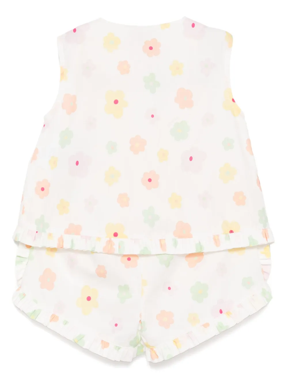 Emporio Armani Kids Trainingspak met bloemenprint Wit
