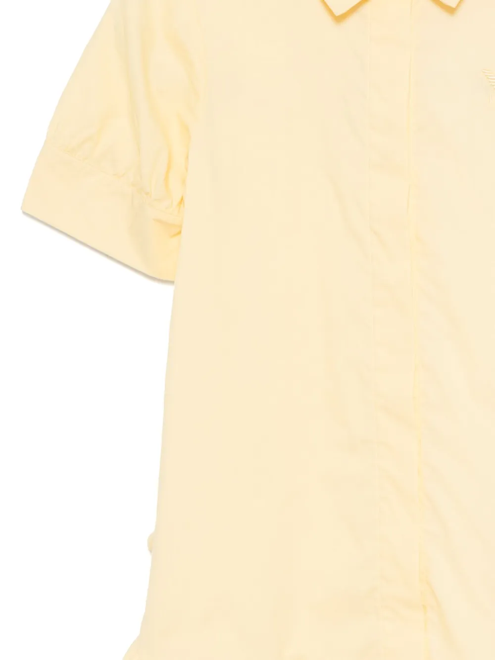 Emporio Armani Kids Jurk met geborduurd logo Geel