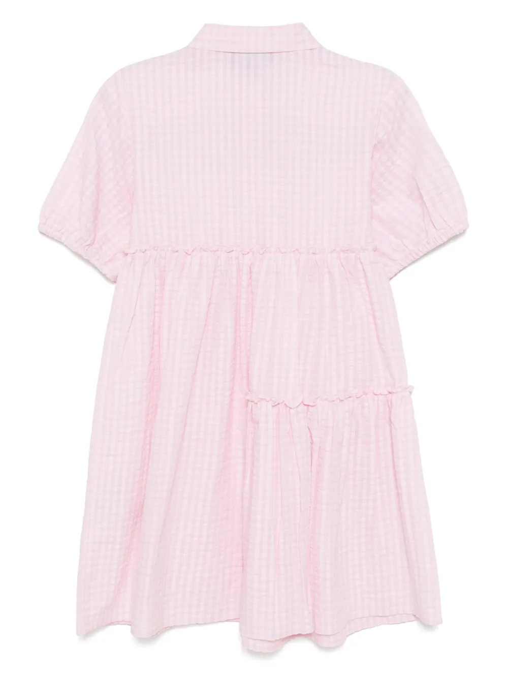 Emporio Armani Kids Jurk met geborduurd logo Roze
