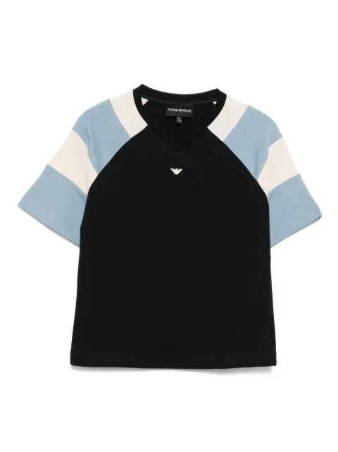 Emporio Armani Kids logo-embroidered T-shirt