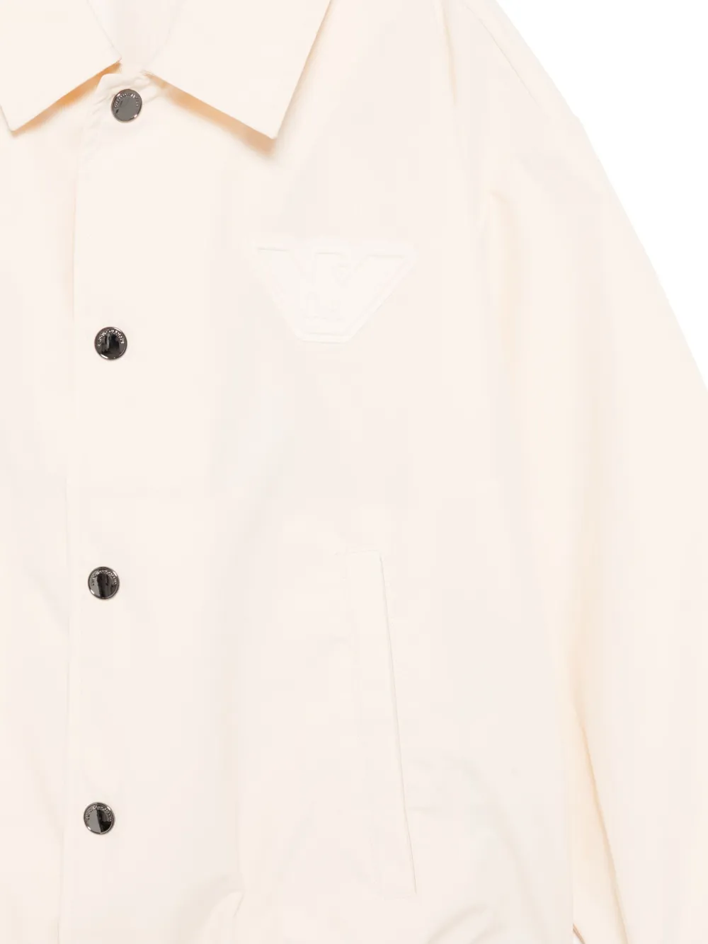 Emporio Armani Kids Jack met logopatch Beige