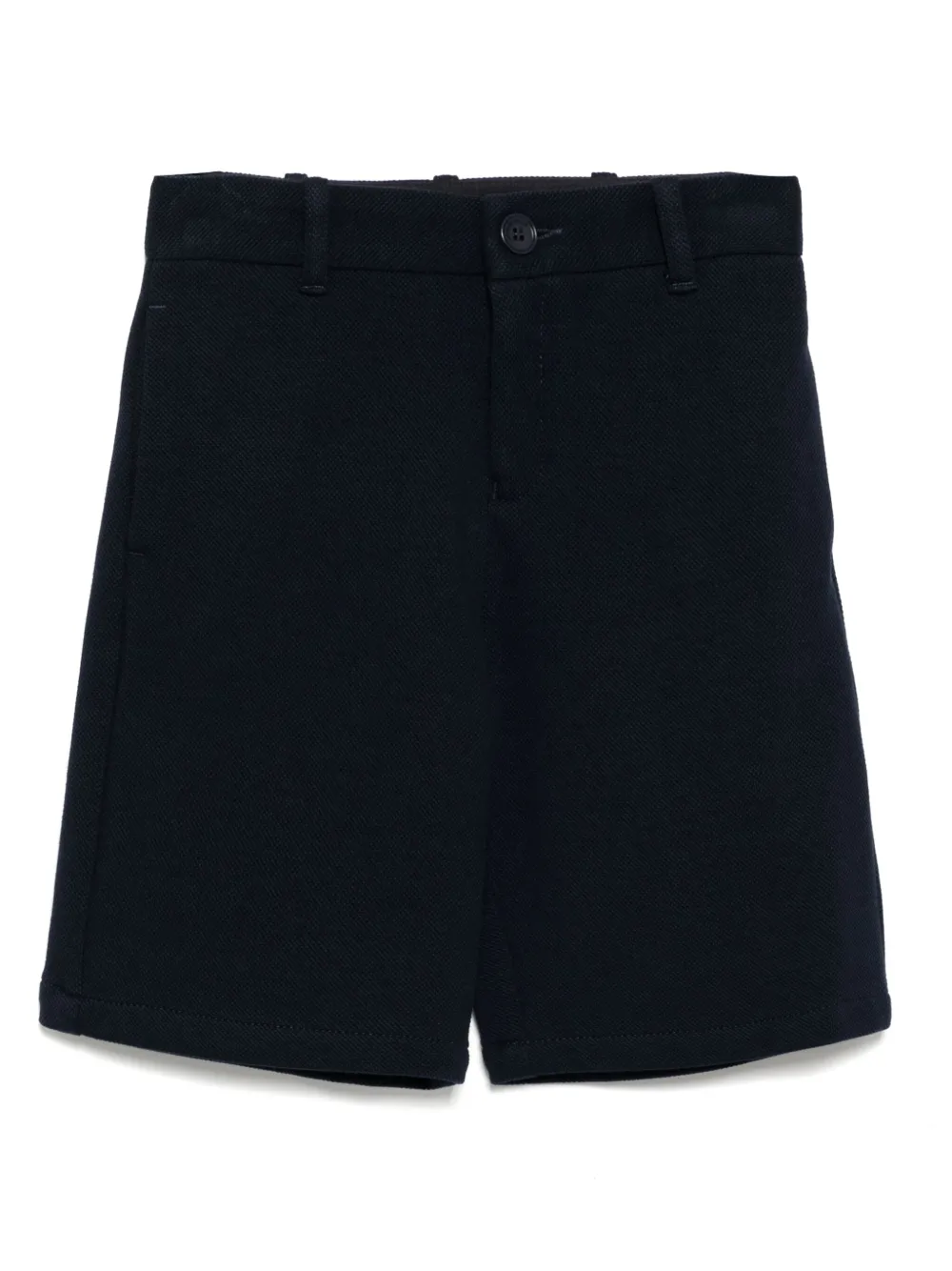 Emporio Ar i Kids Shorts met geborduurd logo Blauw