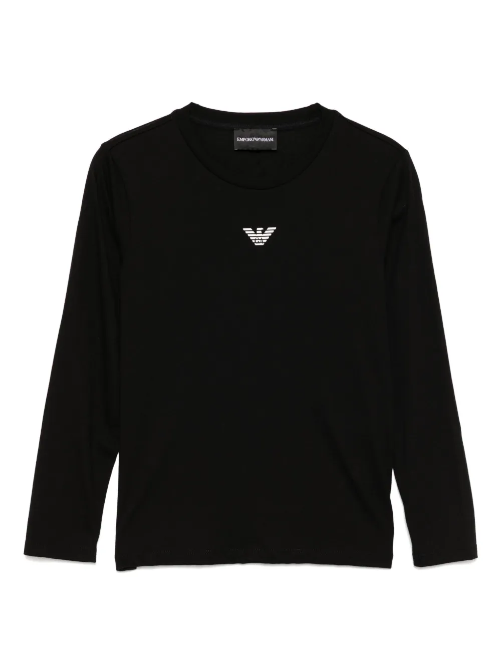 Emporio Ar i Kids T-shirt met logoprint Zwart