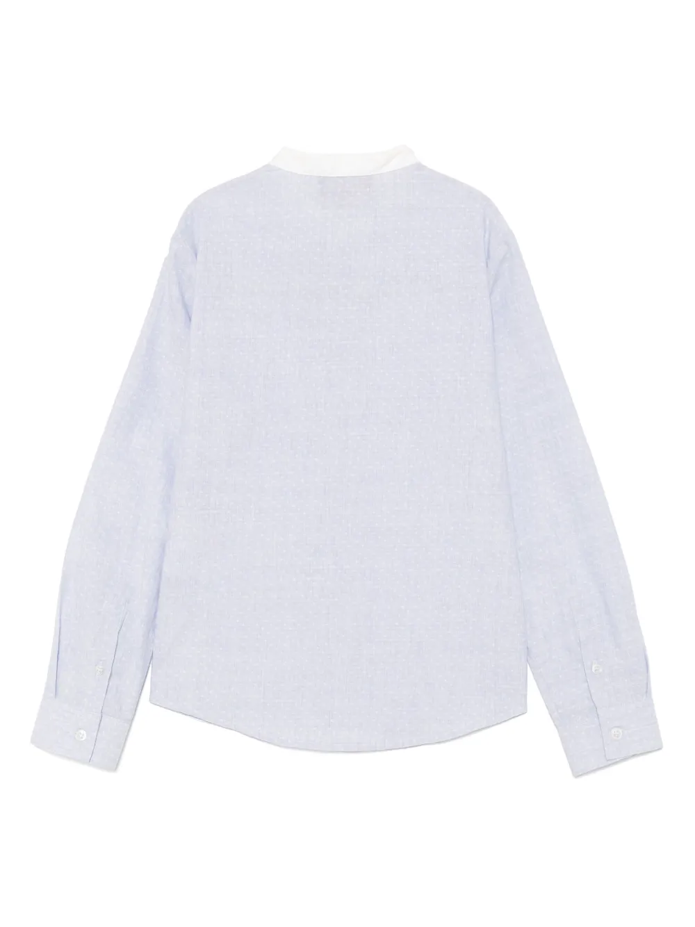 Emporio Armani Kids Shirt met geborduurd logo Blauw