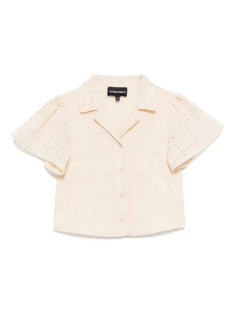 Emporio Armani Kids cotton shirt
