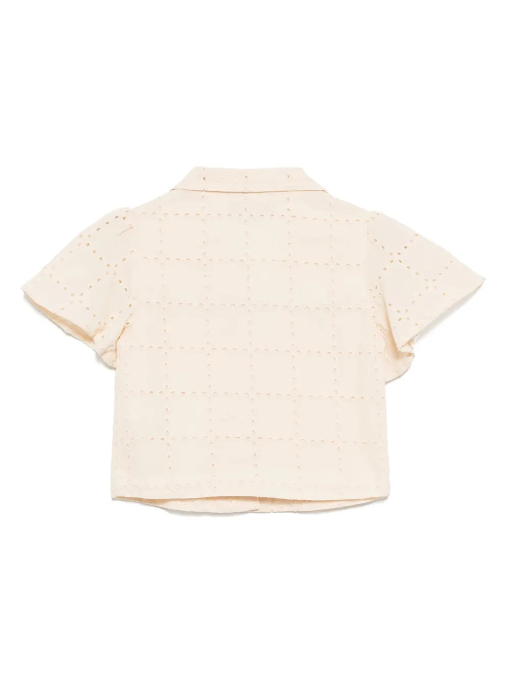 Emporio Armani Kids Katoenen shirt Beige