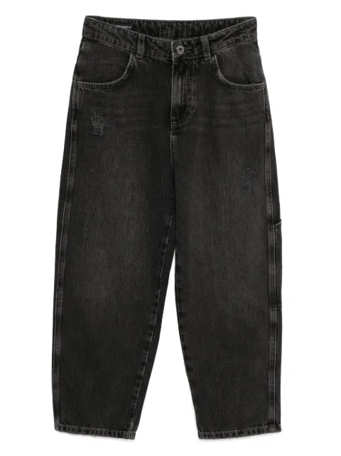 Emporio Armani Kids distressed jeans