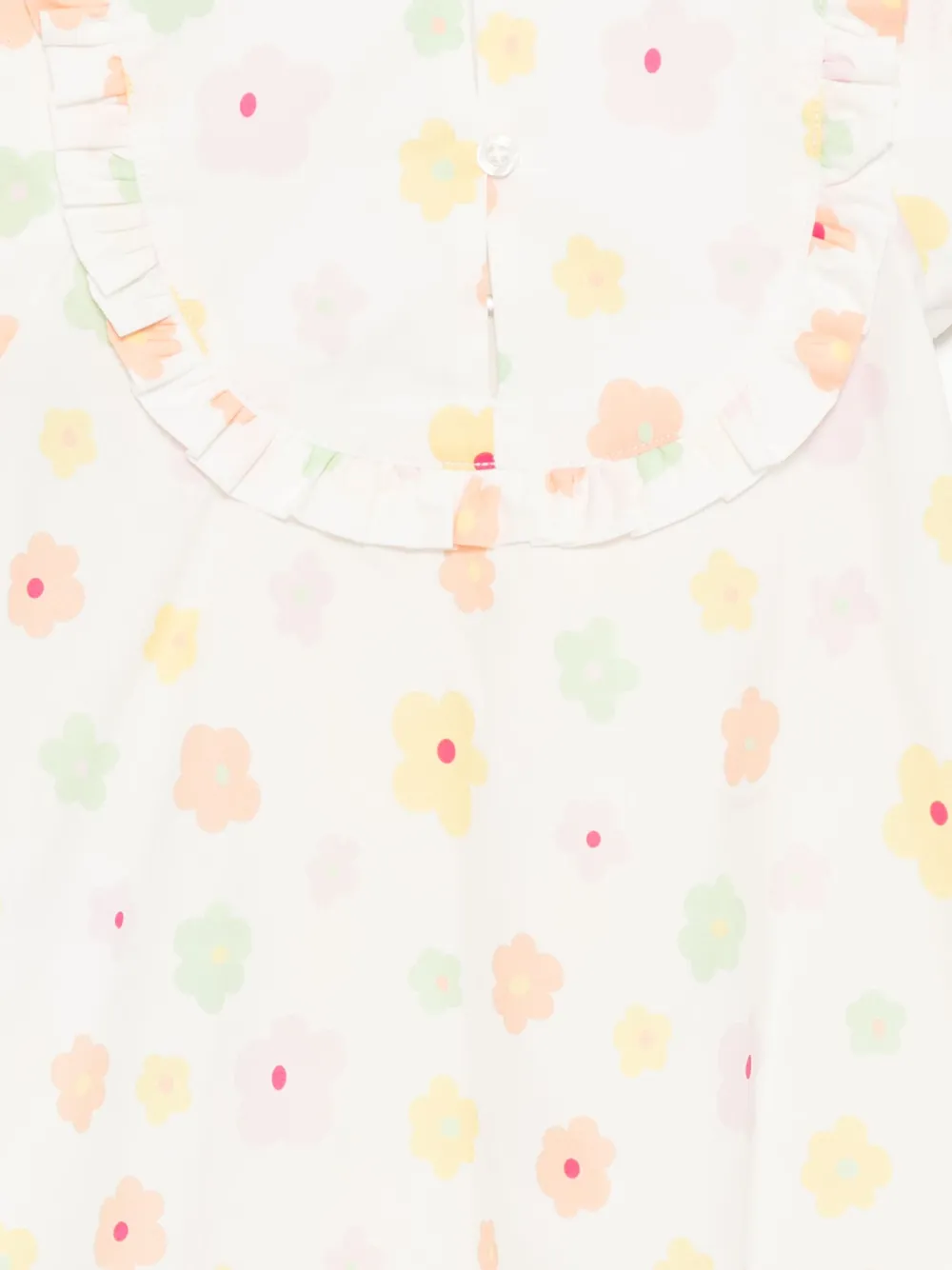 Emporio Armani Kids Jurk met bloemenprint Wit