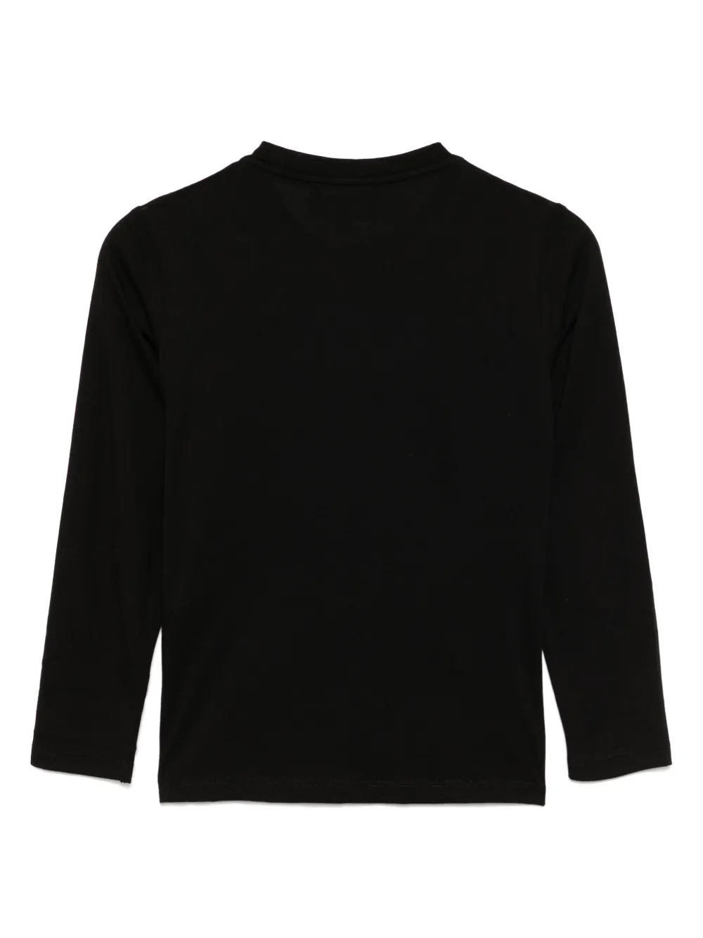 Emporio Armani Kids T-shirt met logoprint Zwart