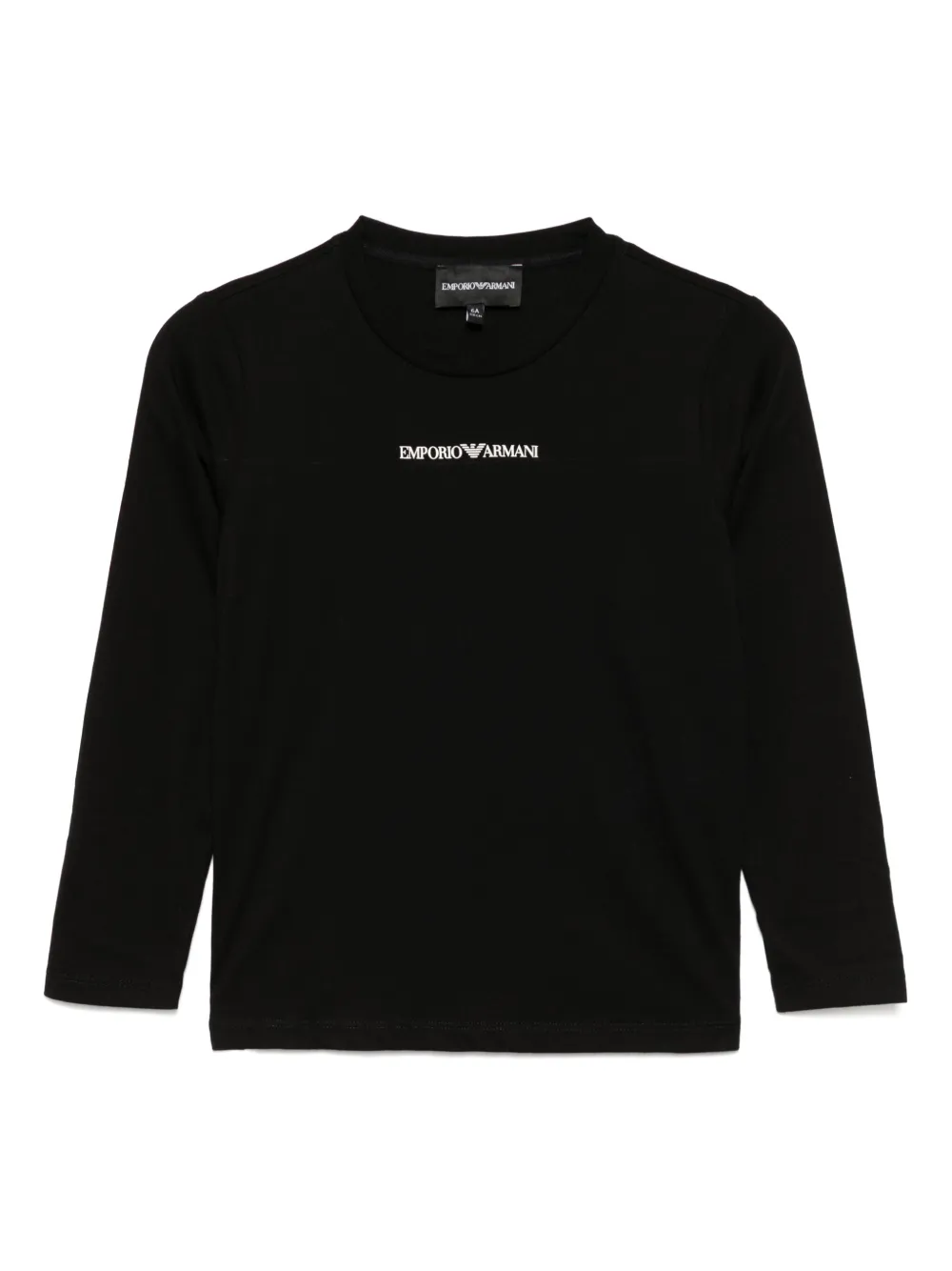 Emporio Ar i Kids T-shirt met logoprint Zwart