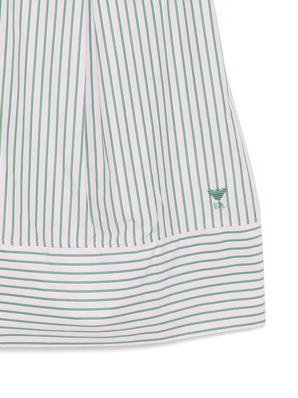 Emporio Armani Kids striped dress Roze