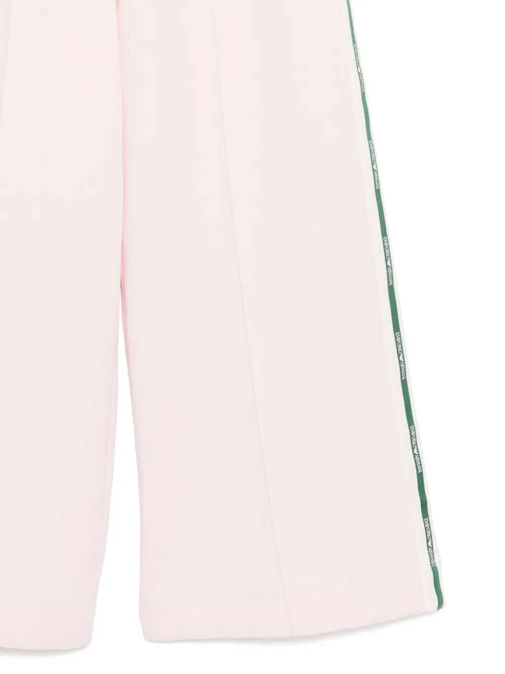 Emporio Armani Kids Broek met logo afwerking Roze