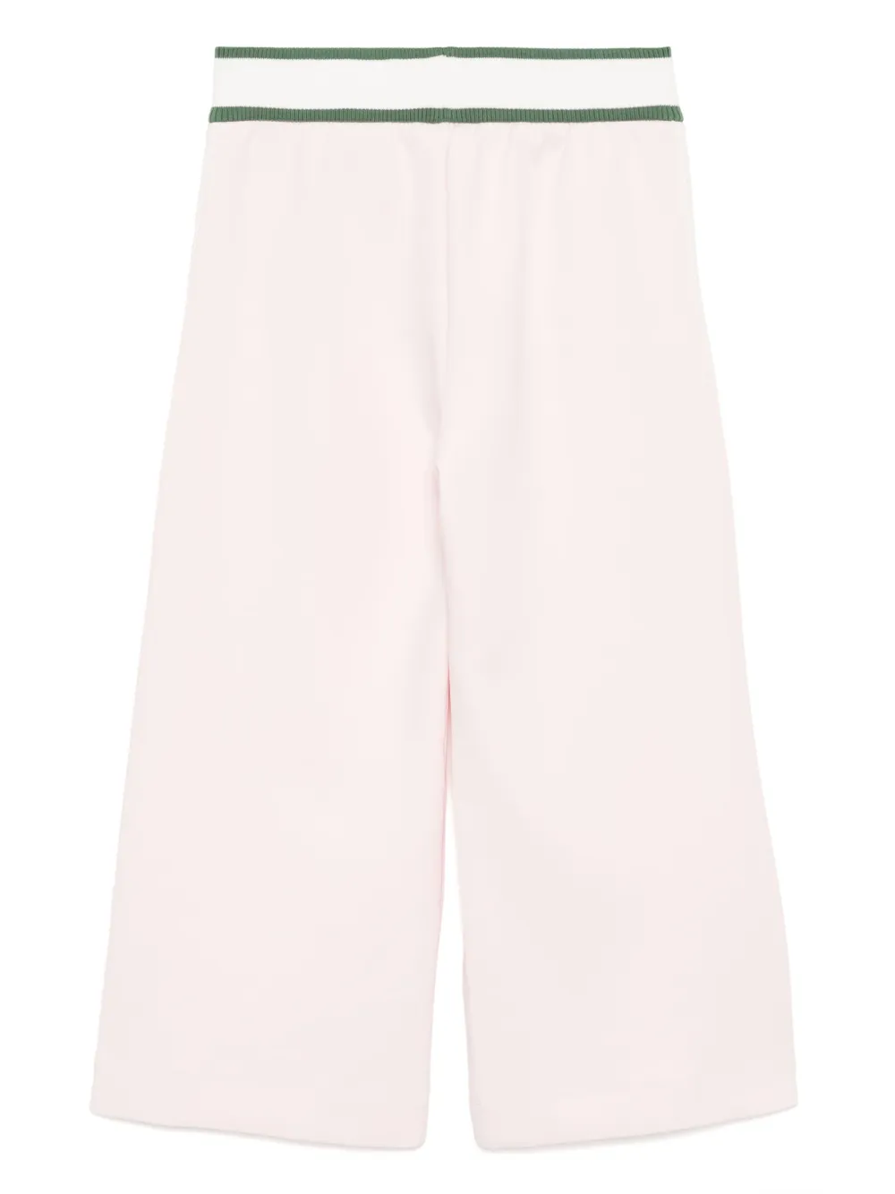 Emporio Armani Kids Broek met logo afwerking Roze