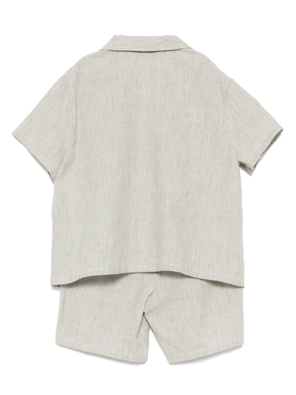 Emporio Armani Kids Shorts met logopatch Grijs