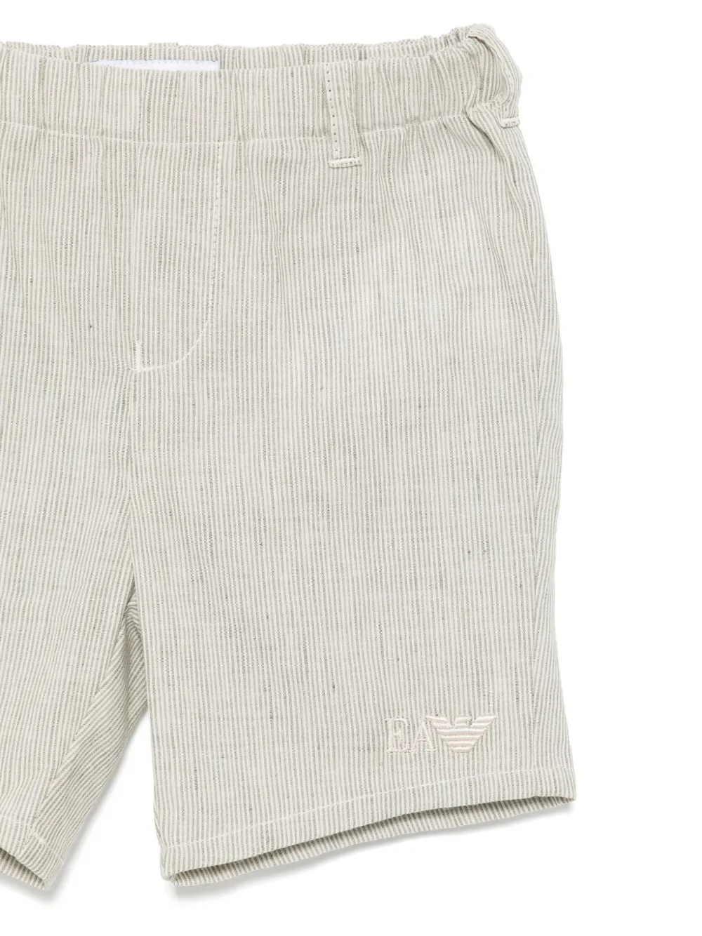 Emporio Armani Kids Shorts met logopatch Grijs