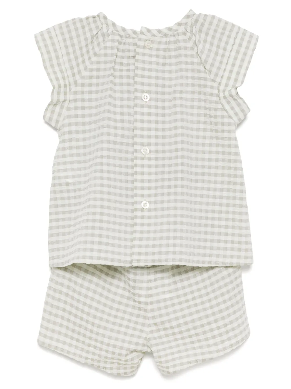 Emporio Armani Kids Geruit trainingspak Groen
