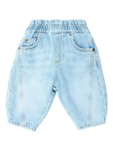 Emporio Armani Kids elastic-waist jeans