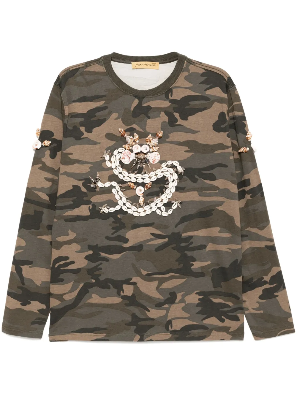 PENULTIMATE Shell Imperial Dragon T-shirt Groen