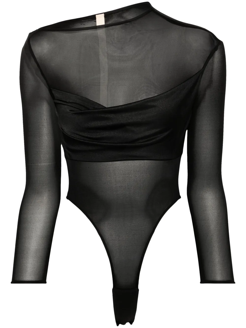 OUDE WAAG long-sleeved bodysuit – Black