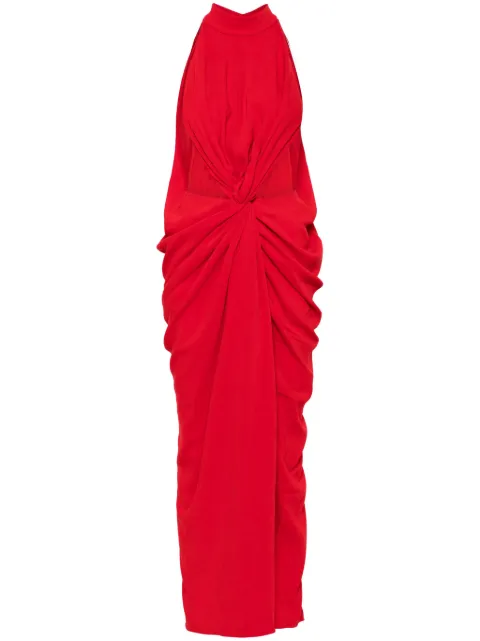 OUDE WAAG vestido drapeado