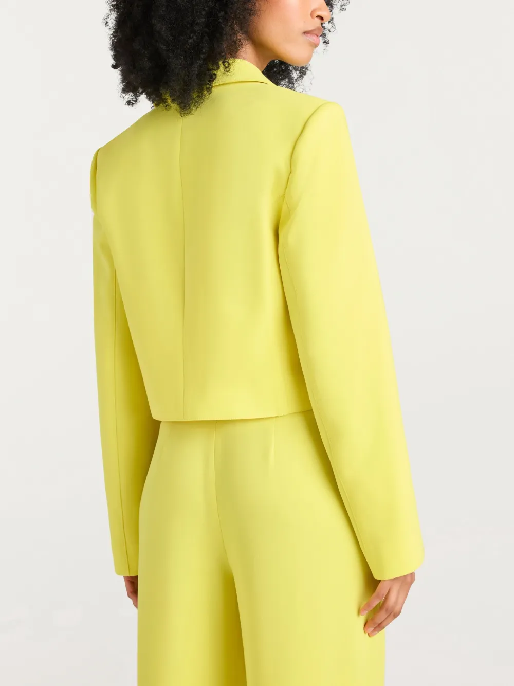 Cinq À Sept Cinq A Sept Amanda Cropped Jacket In Starfruit