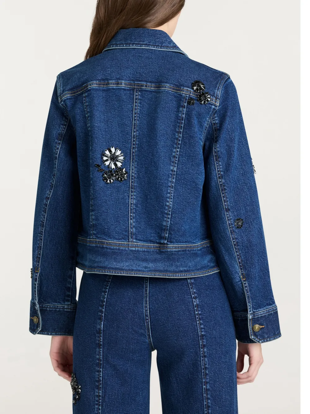 Cinq A Sept Riviera denim jack Blauw