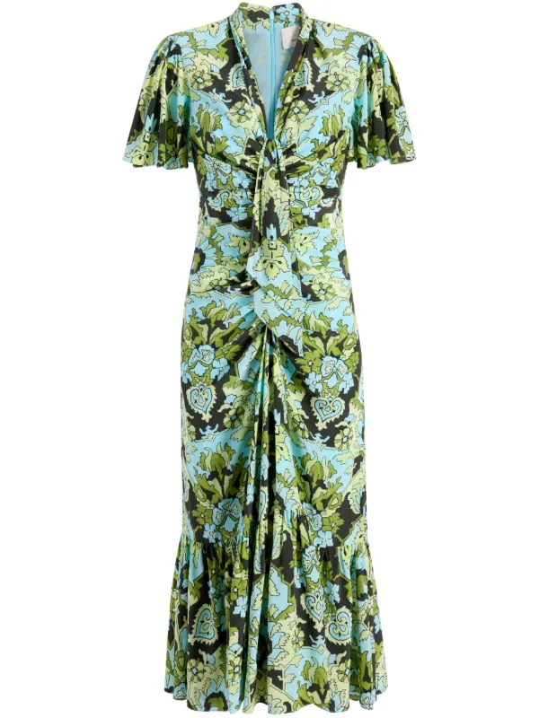 Cinq A Sept Peeta Dress | Green | FARFETCH Cinq A Sept Peeta Dress | Green | FARFETCH