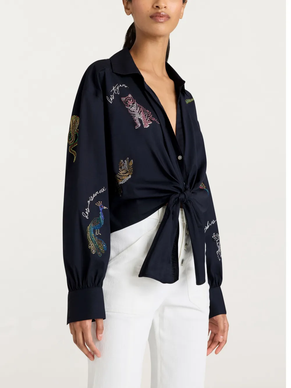 Cinq A Sept Mariana blouse Blauw
